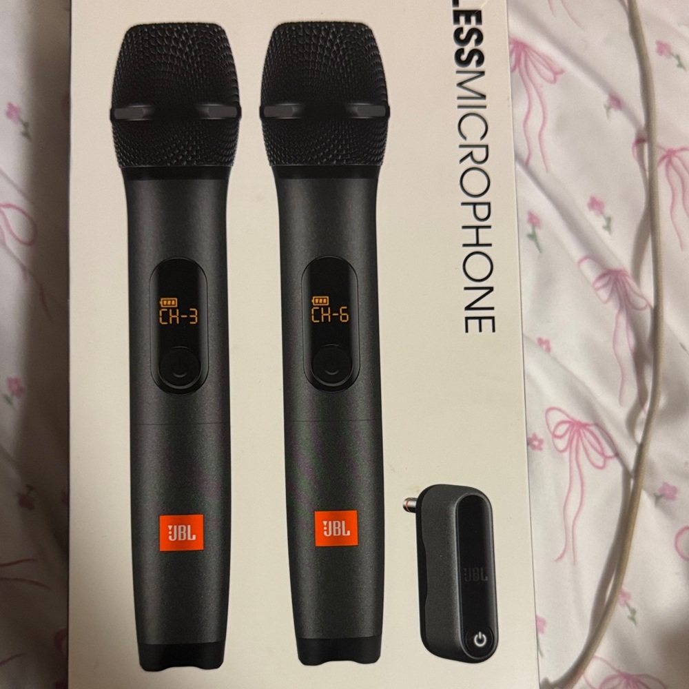 JBL Dual Black Microphone Set